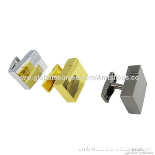 Cufflink shape USB flash drive, high end golden USB